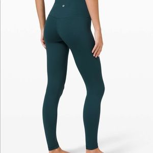 Lululemon Athletica Green Leggings for Active Comfort
